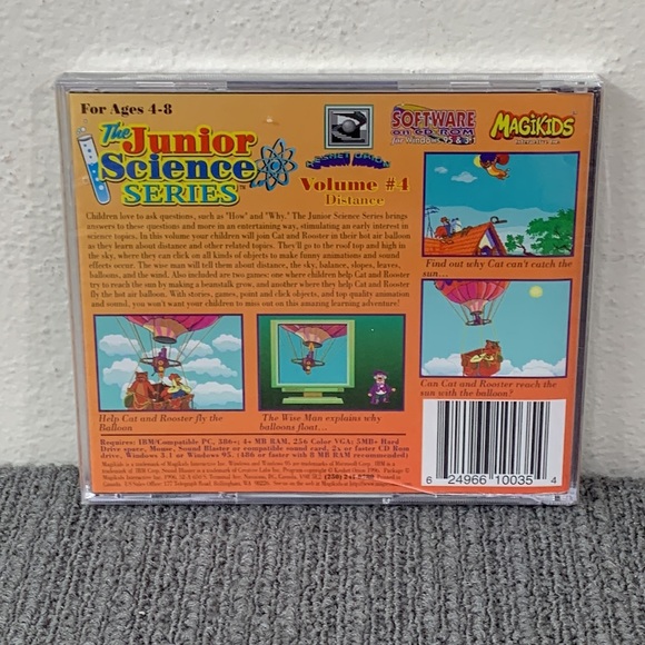 The Junior Science Series Volume #4 Distance (CD-Rom 1996) Ages 4-8 Full Version - Picture 5 of 9